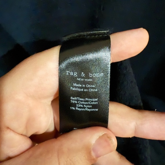 Rag & Bone Black Oversized Short Sleeve T-Shirt size xxl - Picture 4 of 5